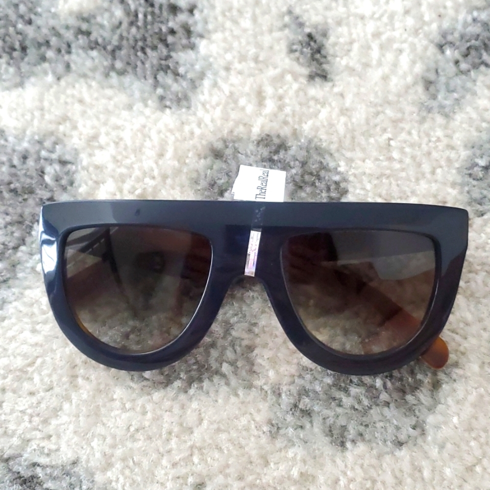 Celine flat top sunglasses dark blue